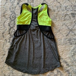 Nike Racerback Tank with Attached Sports Bra Small